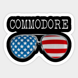 AMERICA PILOT GLASSES COMMODORE Sticker